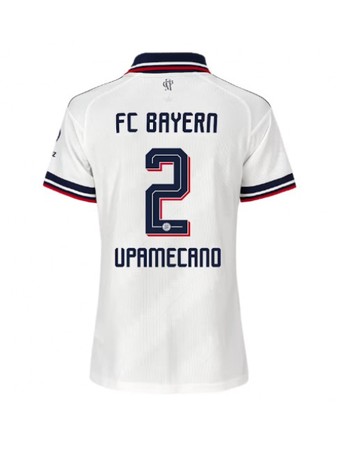 Bayern Munich Dayot Upamecano #2 Replika Borta Kläder Dam 2026-27 Kortärmad Bayern Munich Dayot Upamecano #2 Replika Borta Kläder Dam 2026-27 Kortärmad